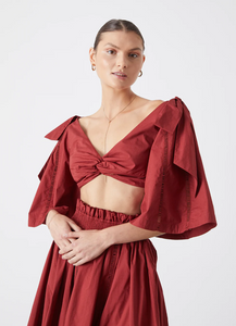 Anastasia Organic Cotton Midi Skirt  | Joslin Studio