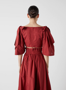 Anastasia Organic Cotton Midi Skirt  | Joslin Studio