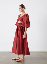 Load image into Gallery viewer, Anastasia Organic Cotton Midi Skirt  | Joslin Studio