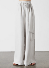 Load image into Gallery viewer, Fleur Linen Canvas Palazzo Pants, Moon | JOSLIN Studio