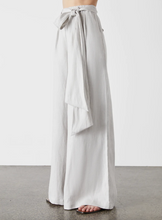 Load image into Gallery viewer, Fleur Linen Canvas Palazzo Pants, Moon | JOSLIN Studio