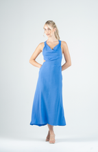 Load image into Gallery viewer, Zoe Midi Dress, Viola Blue | One Fell Swoop