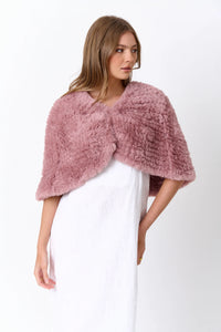 Arlow Faux Fur, Smokey Plum | ALEXANDRA