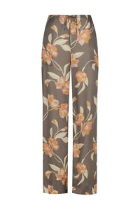 Stevie Pant, Charcoal Floral | Hansen & Gretel