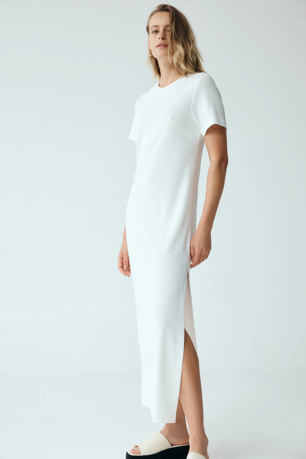 Form Maxi Tee Dress / Off White / Third Form