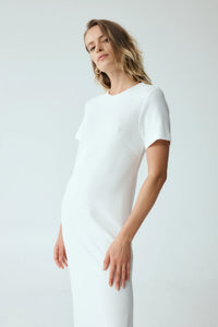 Form Maxi Tee Dress / Off White / Third Form