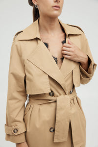 Frontier Trench Coat Camel / Third Form