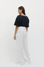 Load image into Gallery viewer, Sete Linen Elastic Waist Pant White / Friend of Audrey
