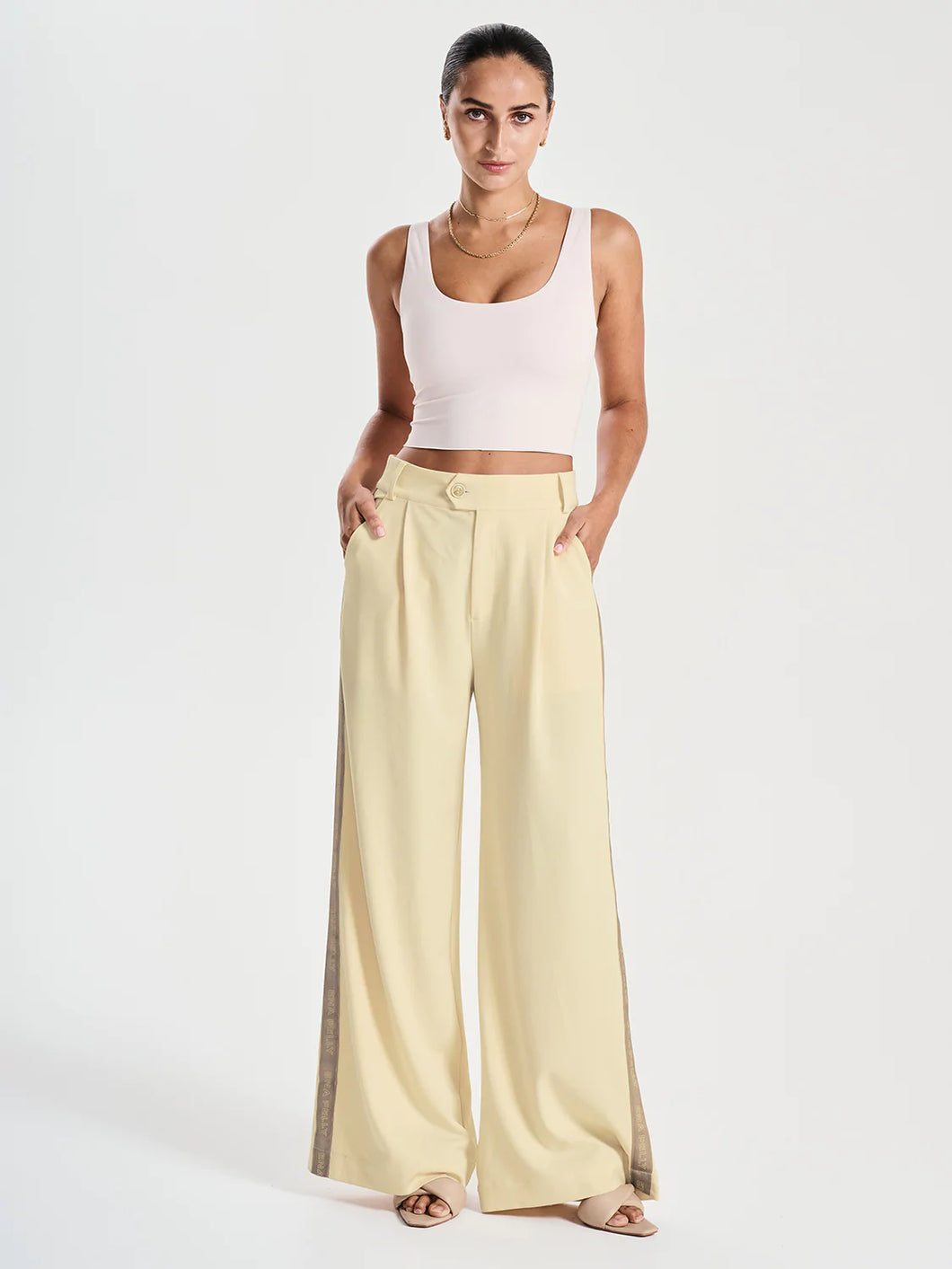 Bronte Suit Pant, Butter | Ena Pelly