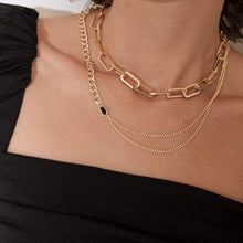 Load image into Gallery viewer, Cure Double Chain Necklace - F &amp; H