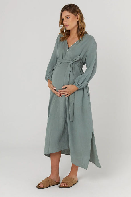 Mayfield Dress, Sage | LEGOE