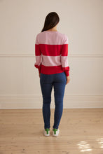 Load image into Gallery viewer, BELINDA KNIT RED AND PINK | Iris &amp; Wool