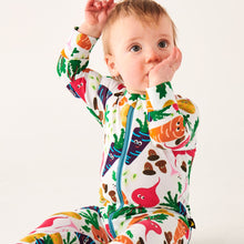 Load image into Gallery viewer, Vegie Patch Organic LS Zip Romper  | Kip &amp; Co