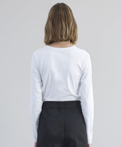 Milo L/S Top, White | Morrison